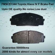 D1344 OE качество Toyota Hiace тормозные накладки